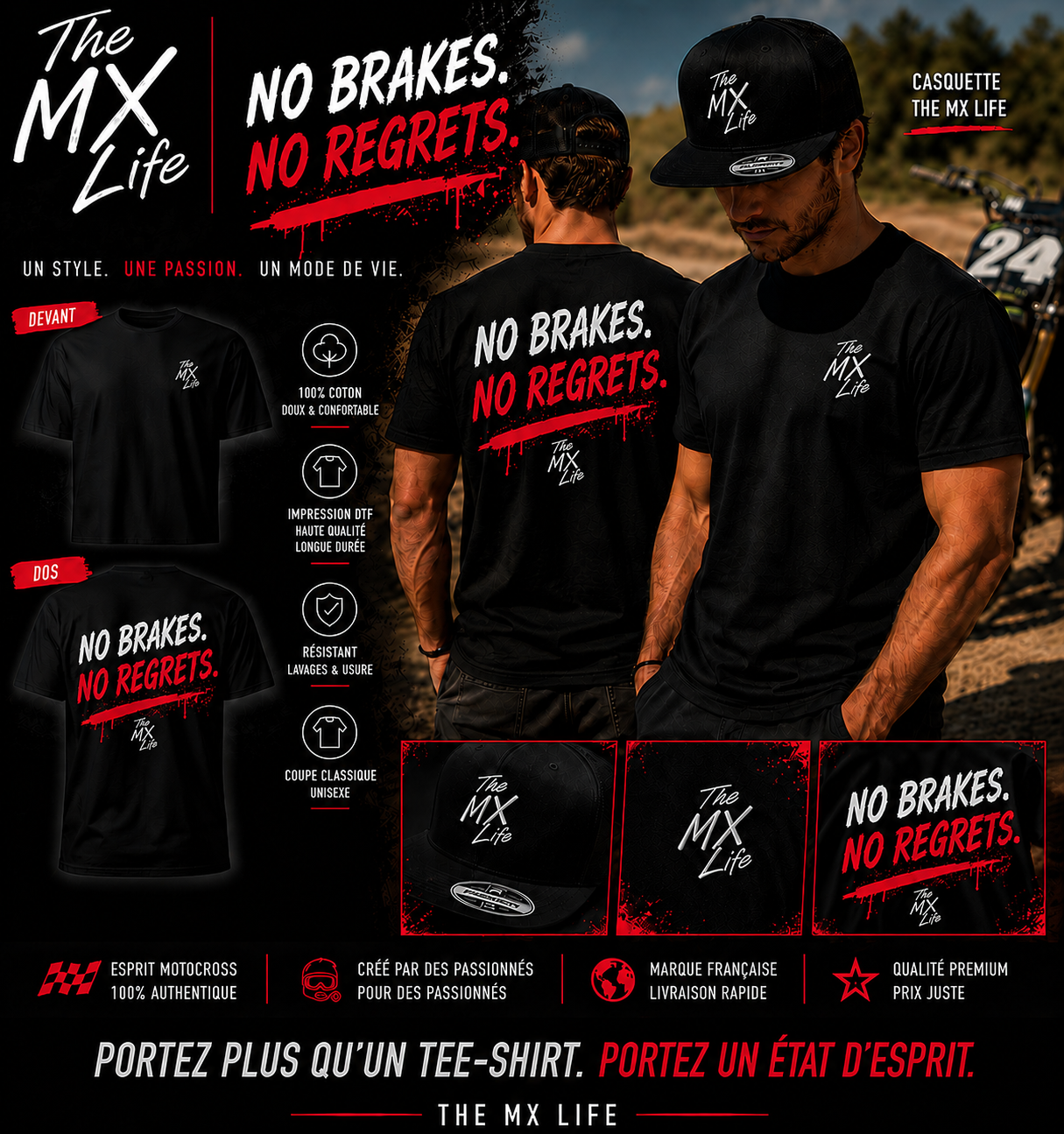 NO BRAKES NO REGRETS