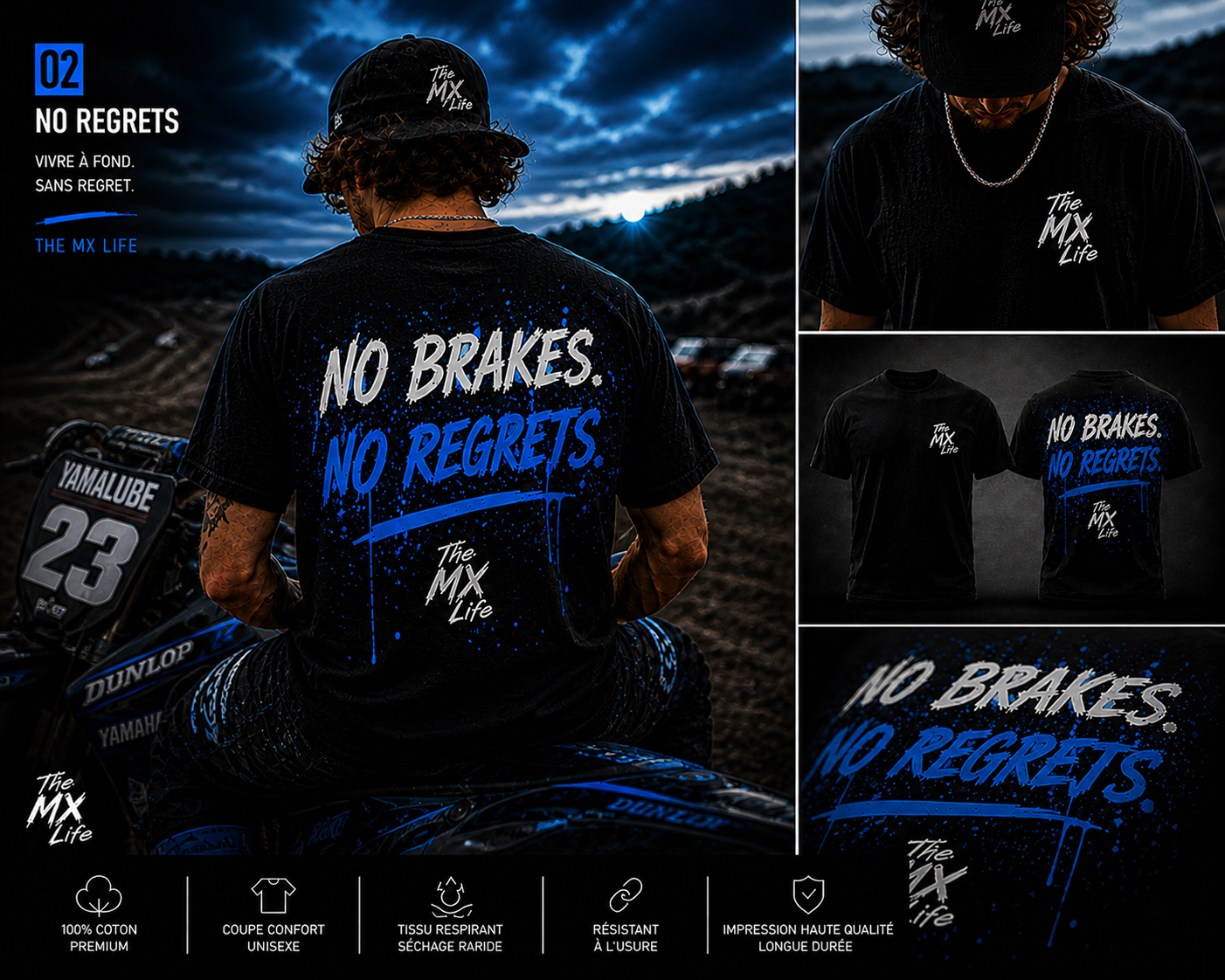 NO BRAKES NO REGRETS