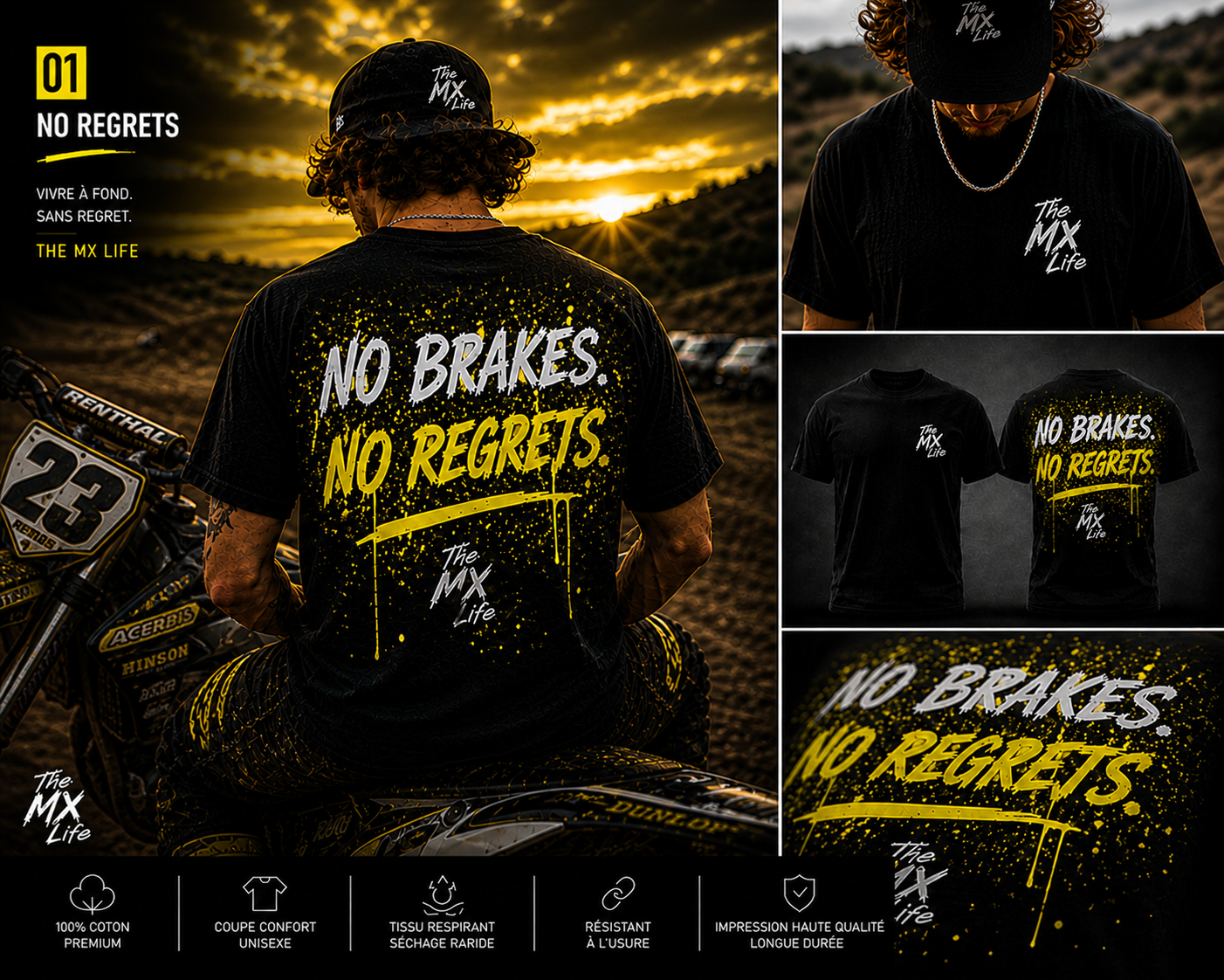 NO BRAKES NO REGRETS