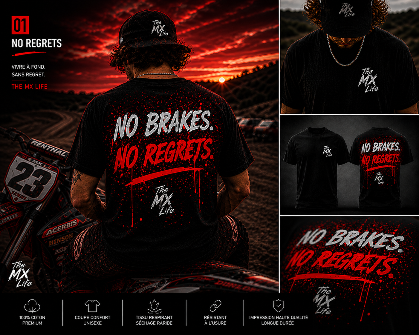 NO BRAKES NO REGRETS